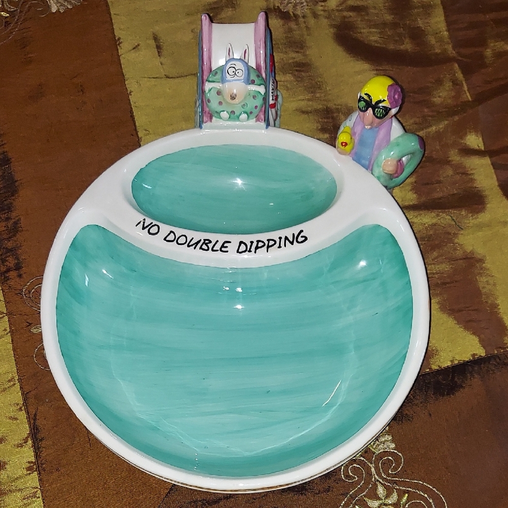 RARE VINTAGE No Double Dipping Maxine Snack Bowl